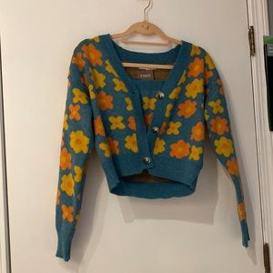 Blue Knit Sweater and Matching Sweater Top | NEW WITH TAGS, NEVER WORN